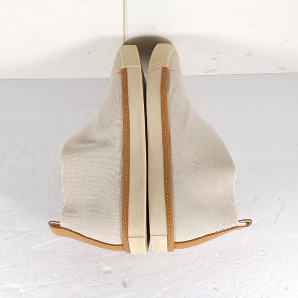 MERCEDES CASTILLO Women's Thana US 8,5? Stretch Knit Beige Slip-On Sneaker - Picture 13 of 16